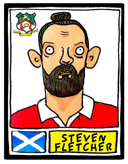 Wrexham Vol 4 - No Score Draws Welcome To The Championship Edition - A3 print of 24 hand-drawn Panini-doodles Of WFC's 24/25 Promotion Squad