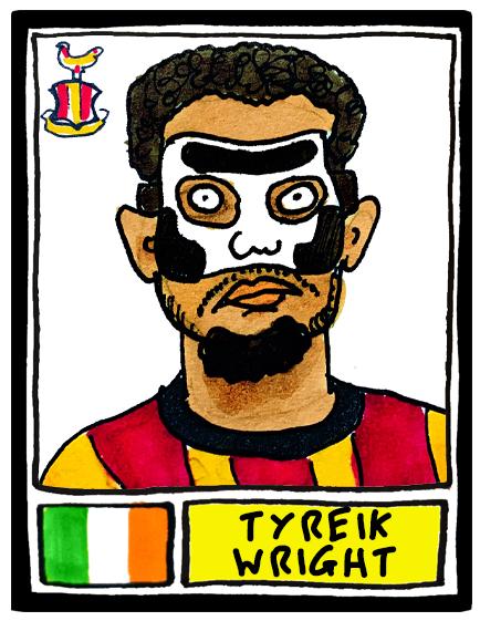 Bradford City Vol 2 - No Score Draws Bantams Going Up Edition - A3 print of 26 hand-drawn Panini-doodles Of BCFC's 24/25 Promotion Squad