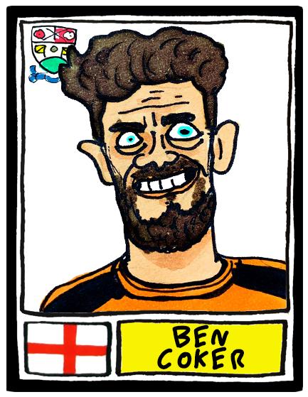 Barnet - No Score Draws The Hive Edition - A3 print of 24 Wonky Panini-style Doodles Of The Bees' 24/25 National League- Winning Squad