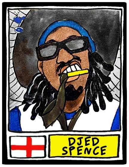 Spurs Volume 5 - No Score Draws Bilbao '25 Edition - A3 print of 31 Wonky Panini-style football doodles of Big Ange's Europa League-Winners