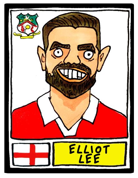 Wrexham Vol 4 - No Score Draws Welcome To The Championship Edition - A3 print of 24 hand-drawn Panini-doodles Of WFC's 24/25 Promotion Squad