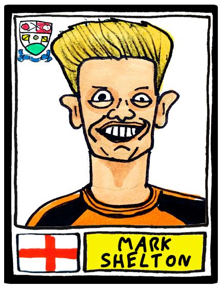 Barnet - No Score Draws The Hive Edition - A3 print of 24 Wonky Panini-style Doodles Of The Bees' 24/25 National League- Winning Squad