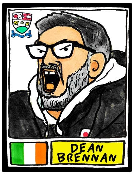 Barnet - No Score Draws The Hive Edition - A3 print of 24 Wonky Panini-style Doodles Of The Bees' 24/25 National League- Winning Squad