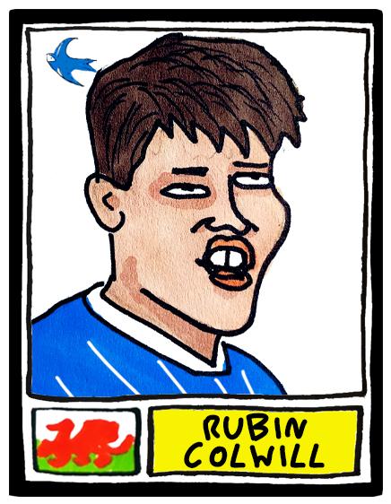 Cardiff City Vol 2 - No Score Draws Bluebirds Going Up Edition - A3 print of 24 Wonky Panini-Style Doodles Of CCFC's Promotion-Winning Side