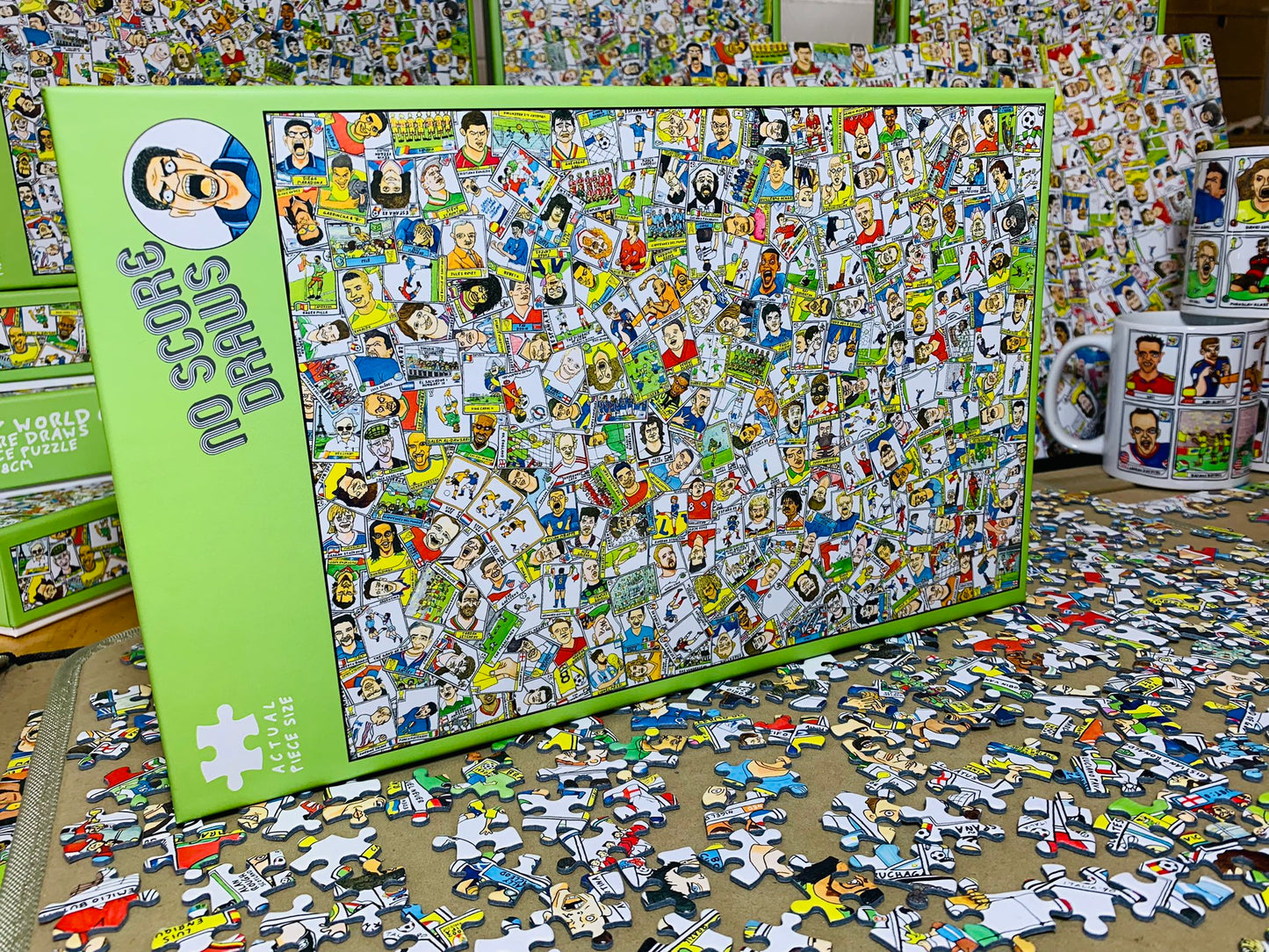 Wonky World Cup Jigsaw Puzzle by No Score Draws - 1000 Piece