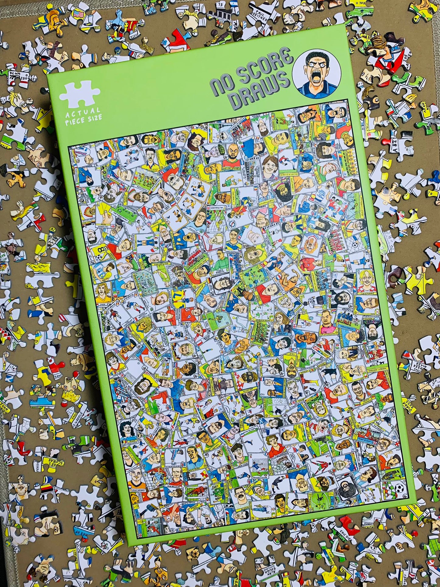 Wonky World Cup Jigsaw Puzzle by No Score Draws - 1000 Piece