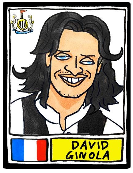 Newcastle United - No Score Draws Toon Edition - A3 print of 36 hand-drawn Panini-style football sticker legends - Cheapskate football art