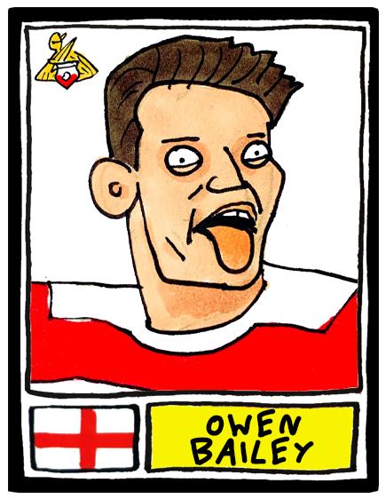 Doncaster Rovers - No Score Draws Donny Going Up Edition - A3 print of 24 hand-drawn Panini-doodles Of DRFC's 24/25 Promotion Squad