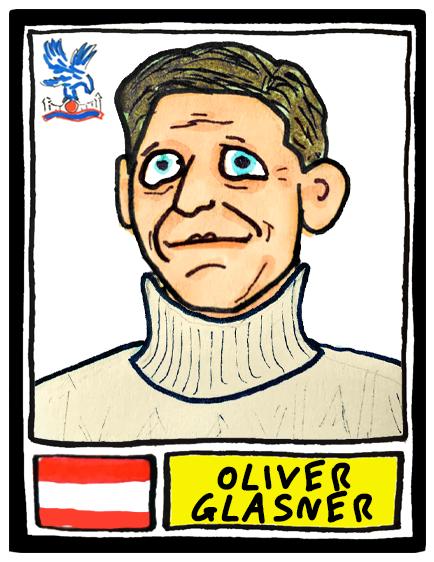 Crystal Palace Vol 2 - No Score Draws Eagles 24/25 Edition - A3 print of 24 Wonky Panini-style Doodles Of Oliver Glasner's 24/25 CPFC Squad
