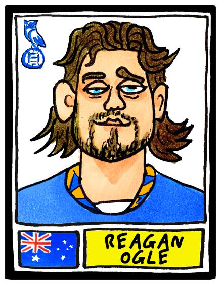 Oldham Athletic Vol 2 - No Score Draws Mellonball Edition - A3 print of 30 Wonky-Style Doodles Of OAFC's 24/25 Playoff Promotion Winners