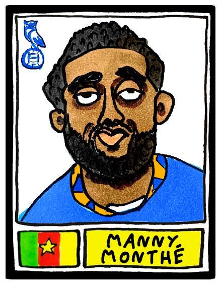 Oldham Athletic Vol 2 - No Score Draws Mellonball Edition - A3 print of 30 Wonky-Style Doodles Of OAFC's 24/25 Playoff Promotion Winners