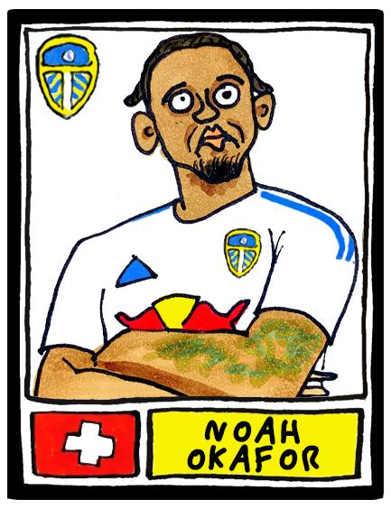 Leeds Utd Volume 4 - No Score Draws Farkeball 24/25 Edition - A3 print of 24 hand-drawn Panini-doodles Of Farke's LUFC Promotion-Winners