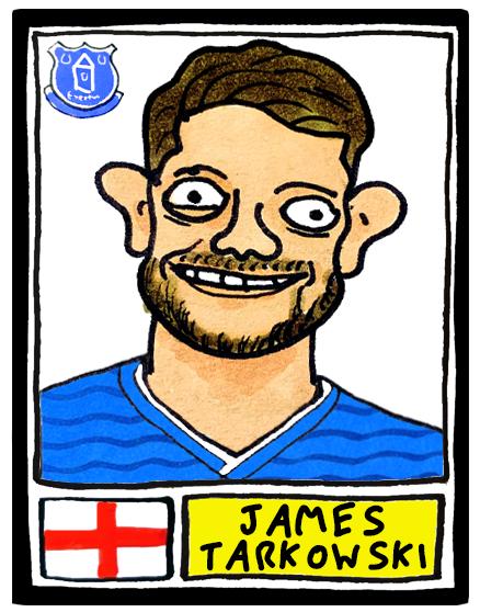Everton Vol 2 - No Score Draws Toffees 24/25 Edition - A3 print of 26 Wonky Panini-Style No Score Draws Doodles Of David Moyes's EFC Squad