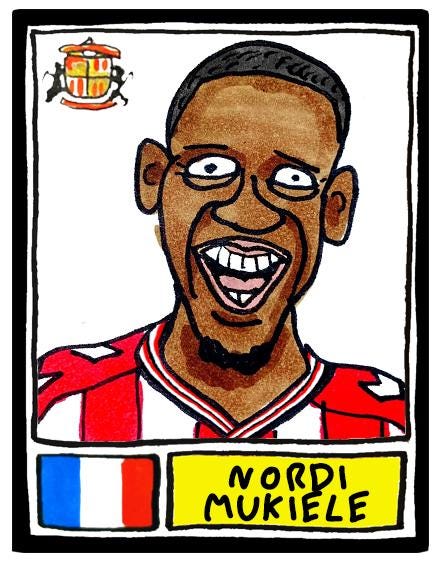 Sunderland Volume 5 - Black Cats 25/26 Edition - A3 print of 24 Wonky No Score Draws Doodles Of SAFC's 25/26 Premier League Squad