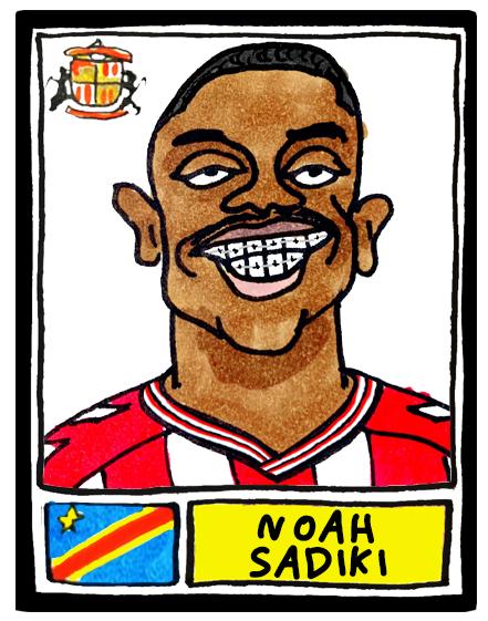 Sunderland Volume 5 - Black Cats 25/26 Edition - A3 print of 24 Wonky No Score Draws Doodles Of SAFC's 25/26 Premier League Squad