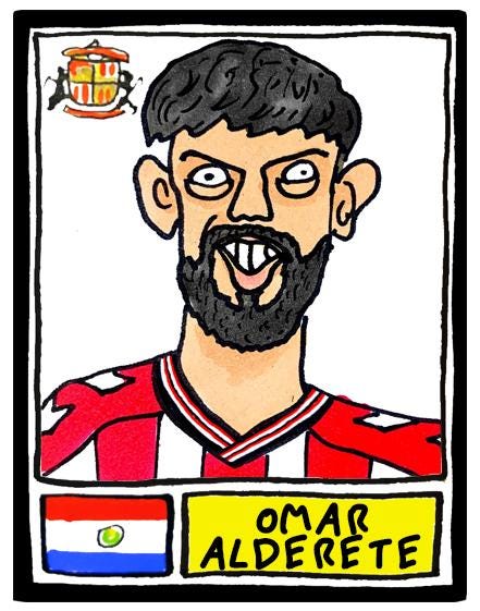 Sunderland Volume 5 - Black Cats 25/26 Edition - A3 print of 24 Wonky No Score Draws Doodles Of SAFC's 25/26 Premier League Squad