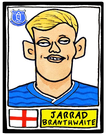 Everton Vol 2 - No Score Draws Toffees 24/25 Edition - A3 print of 26 Wonky Panini-Style No Score Draws Doodles Of David Moyes's EFC Squad