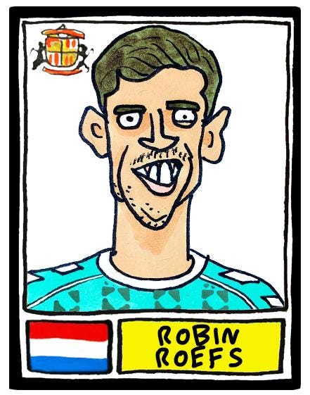 Sunderland Volume 5 - Black Cats 25/26 Edition - A3 print of 24 Wonky No Score Draws Doodles Of SAFC's 25/26 Premier League Squad