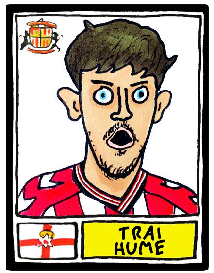 Sunderland Volume 5 - Black Cats 25/26 Edition - A3 print of 24 Wonky No Score Draws Doodles Of SAFC's 25/26 Premier League Squad