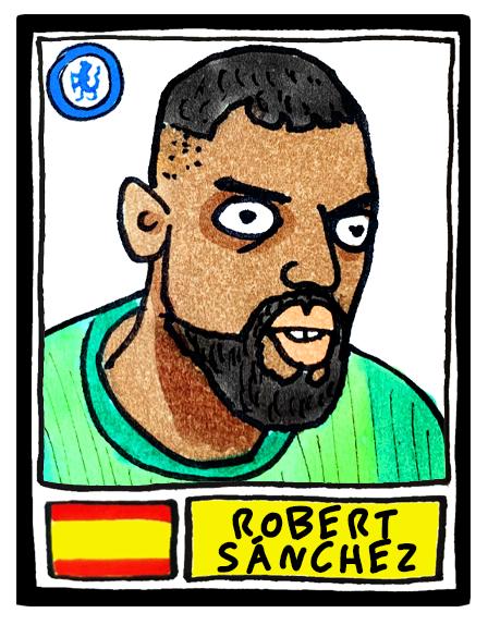 Chelsea 25/26 - No Score Draws Stamford Bridge 25/26 Edition - A3 Print Of 28 Wonky No Score Draws Panini-style Doodles Of Maresca's CFC