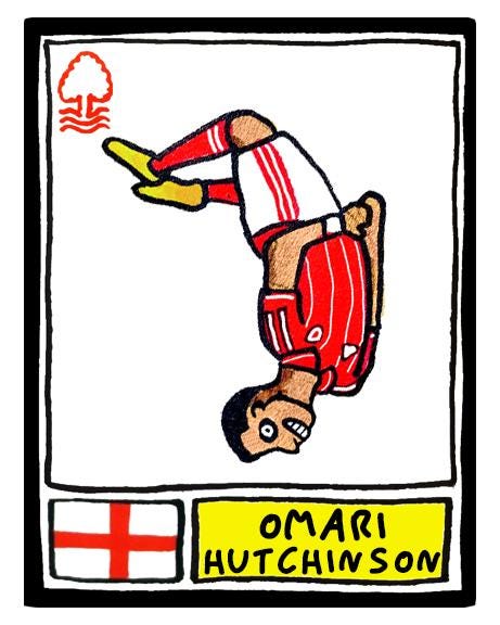 Nottingham Forest Vol 6 - No Score Draw City Ground 25/26 Edition - A3 print of 27 Wonky Hand-Drawn Panini-doodles of NFFC's 25/26 Squad