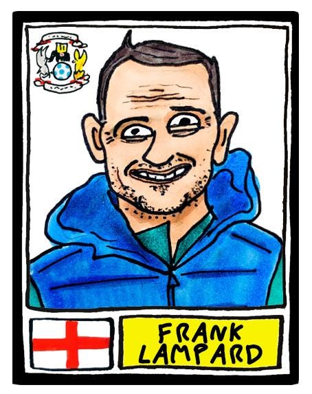 Coventry City Vol 2 - No Score Draws Sky Blues Going Up Edition - A3 print of 24 Wonky Panini-Style Doodles Of CCFC's Promotion-Winning Side