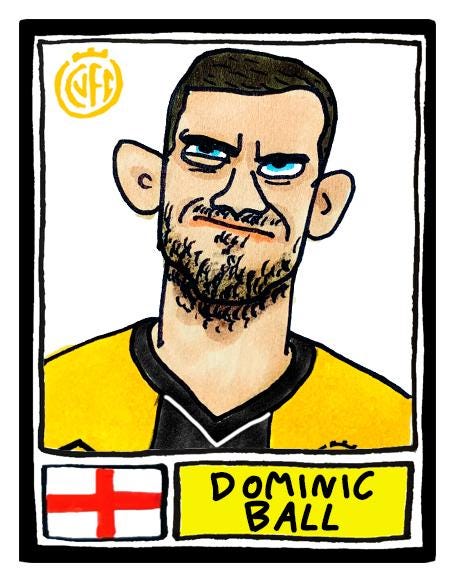 Cambridge Utd Vol 2 - No Score Draws U's Going Up Edition - A3 print of 24 Wonky Panini-Style Doodles Of CUFC's 25/26 Promotion-Winning Side