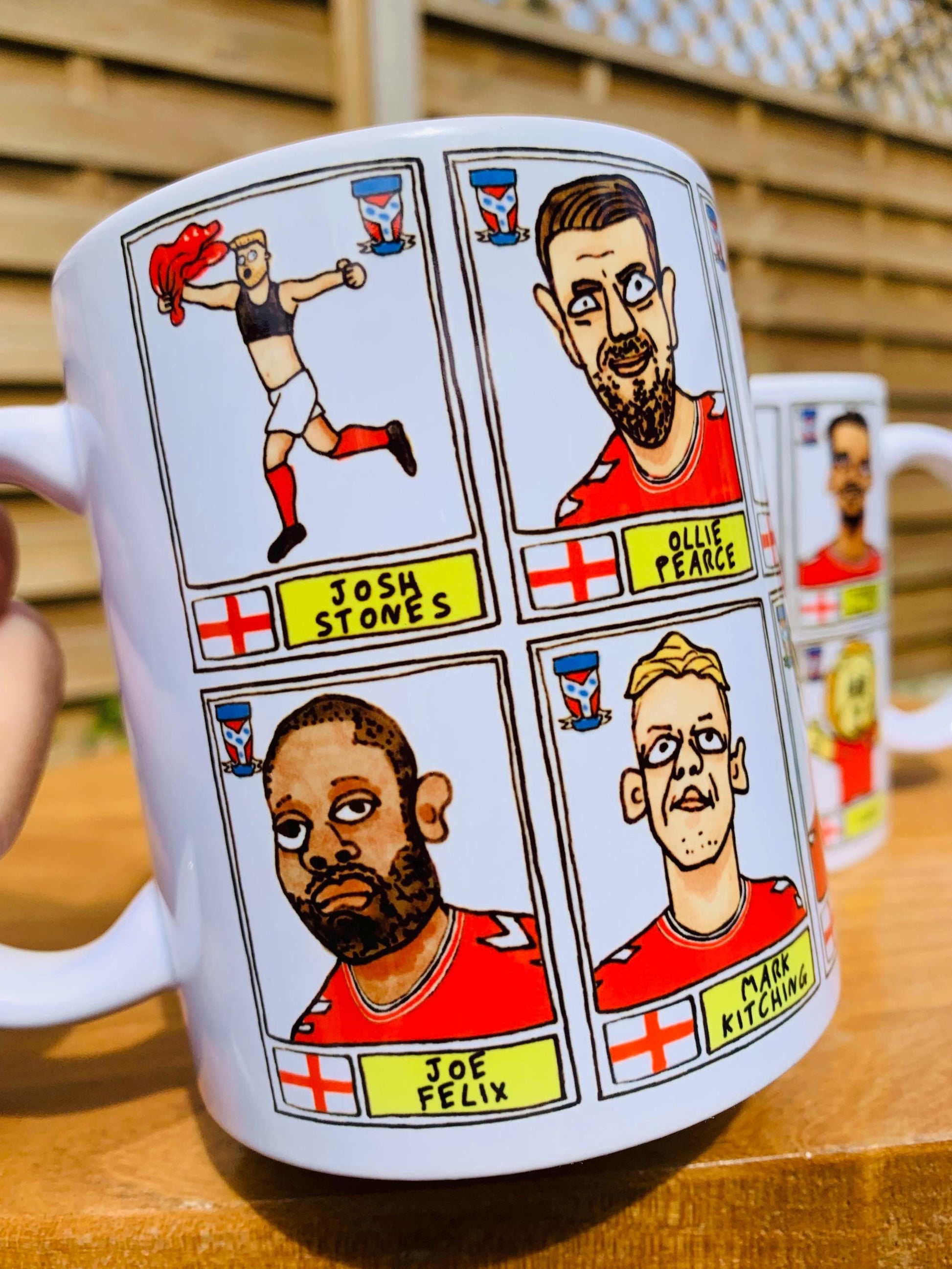 York City Vol 2 - No Score Draws Minstermen Going Up Mug Set - Set of TWO DIFFERENT 11oz Mugs with Wonky Panini-Doodles of YCFC's 25/26 Side