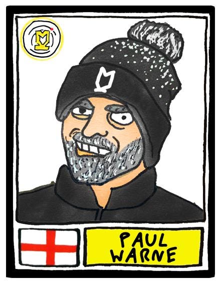 MK Dons - No Score Draws Dons Going Up Edition - A3 print of 26 Hand-Drawn Panini-style Wonky MKDFC 25/26 Promotion-Winners Poster Print