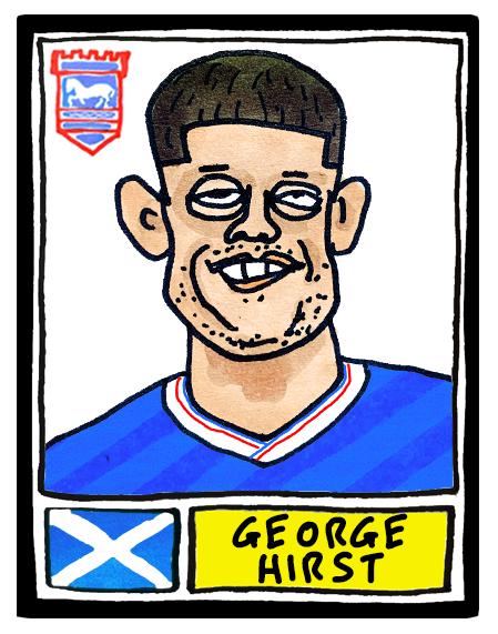 Ipswich Town Vol 4 - No Score Draws Town Going Up Edition - A3 print of 24 Wonky Panini-Style Doodles Of ITFC's 25/26 Promotion-Winning Side
