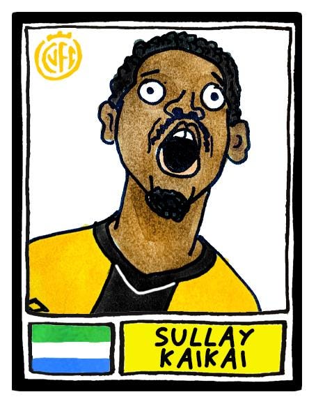 Cambridge Utd Vol 2 - No Score Draws U's Going Up Edition - A3 print of 24 Wonky Panini-Style Doodles Of CUFC's 25/26 Promotion-Winning Side