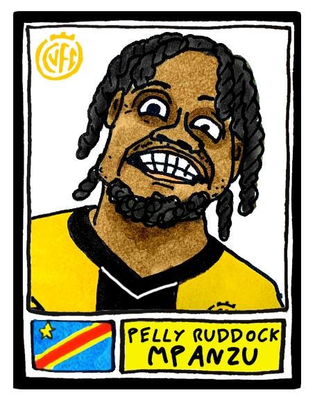 Cambridge Utd Vol 2 - No Score Draws U's Going Up Edition - A3 print of 24 Wonky Panini-Style Doodles Of CUFC's 25/26 Promotion-Winning Side