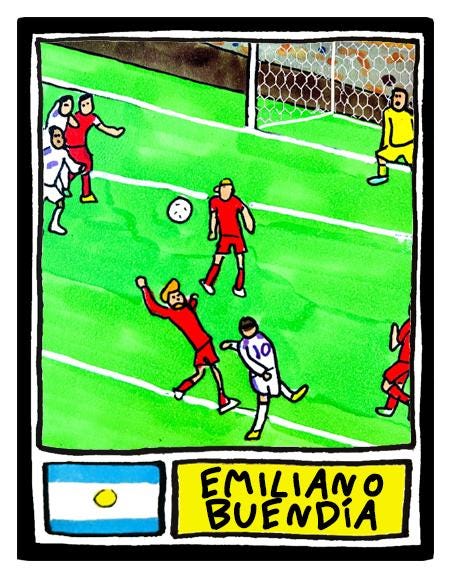 Aston Villa Europa League CHAMPIONS - No Score Draws Istanbul '26 Edition - A3 print of 26 hand-drawn wonky Panini-doodles of AVFC 25/26