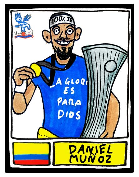 Crystal Palace Conference League CHAMPIONS - No Score Draws Leipzig '26 Edition - A3 print of 25 hand-drawn Panini-doodles of CPFC 25/26