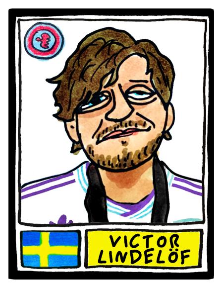 Aston Villa Europa League CHAMPIONS - No Score Draws Istanbul '26 Edition - A3 print of 26 hand-drawn wonky Panini-doodles of AVFC 25/26