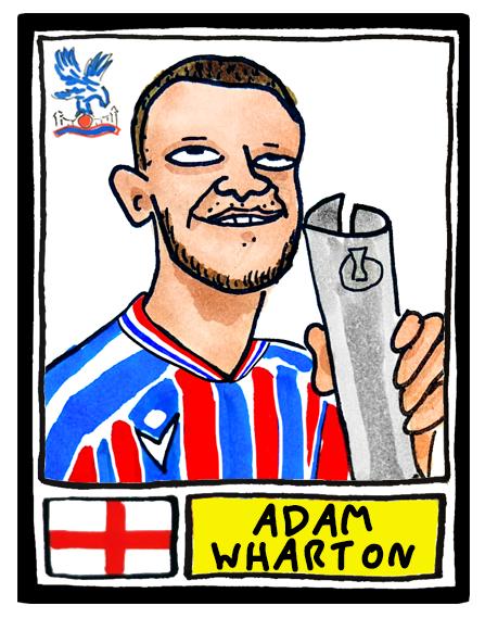 Crystal Palace Conference League CHAMPIONS - No Score Draws Leipzig '26 Edition - A3 print of 25 hand-drawn Panini-doodles of CPFC 25/26