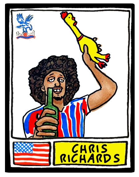 Crystal Palace Conference League CHAMPIONS - No Score Draws Leipzig '26 Edition - A3 print of 25 hand-drawn Panini-doodles of CPFC 25/26