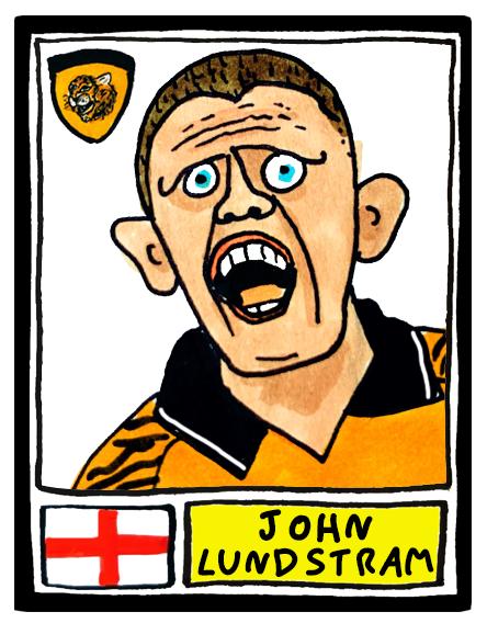Hull City Vol 3 - No Score Draws Tigers 25/26 Edition - A3 print of 25 Wonky Panini-style football doodles of HCAFC's Promotion-Winning Side