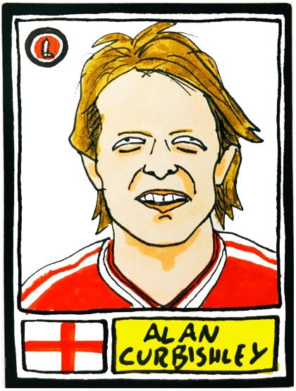 Charlton Athletic - No Score Draws Addicks Edition - A3 print of 36 hand-drawn Panini-sticker-style CAFC icons - Cheapskate football art
