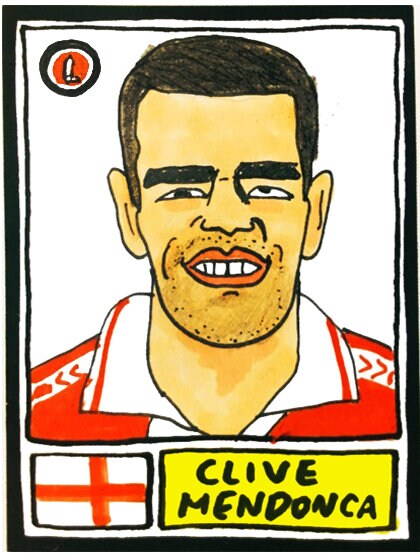 Charlton Athletic - No Score Draws Addicks Edition - A3 print of 36 hand-drawn Panini-sticker-style CAFC icons - Cheapskate football art