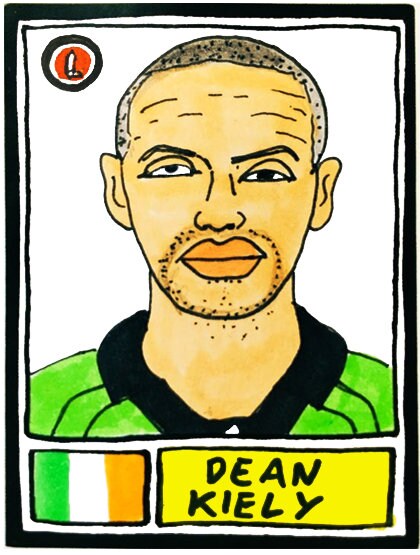 Charlton Athletic - No Score Draws Addicks Edition - A3 print of 36 hand-drawn Panini-sticker-style CAFC icons - Cheapskate football art