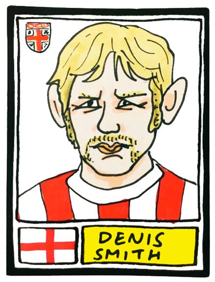 Stoke City Vol 2 - No Score Draws Wembley '72 Edition - A3 print of 18 hand-drawn Panini-style SCFC Icons - 1972 League Cup Winners