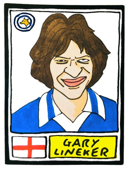 Leicester City Volume 2 - No Score Draws Foxes Edition - A3 print of 36 Panini-style football sticker legends - Cheapskate football art