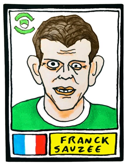 Hibs - No Score Draws Hibees Edition - A3 print of 36 hand-drawn Panini-style Hibernian football legends - Cheapskate football art