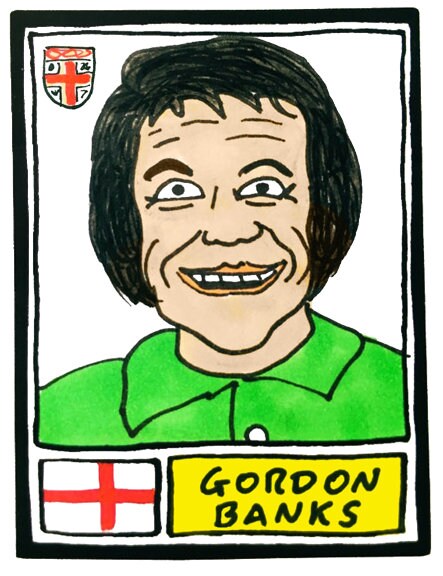 Stoke City Vol 2 - No Score Draws Wembley '72 Edition - A3 print of 18 hand-drawn Panini-style SCFC Icons - 1972 League Cup Winners