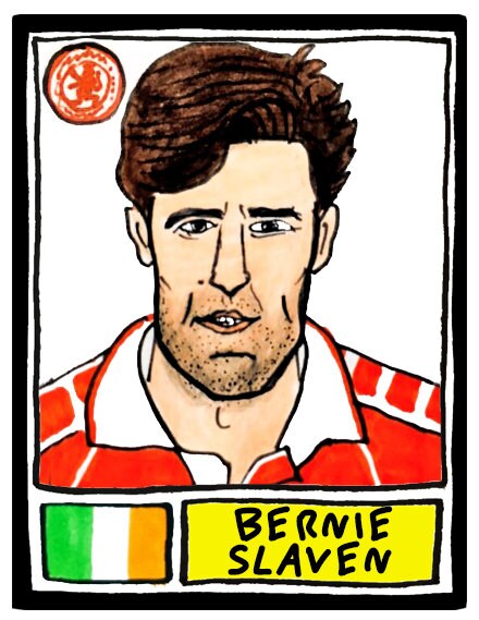 Middlesbrough - No Score Draws Boro Edition - A3 print of 36 hand-drawn Panini-style football sticker legends - Cheapskate football art