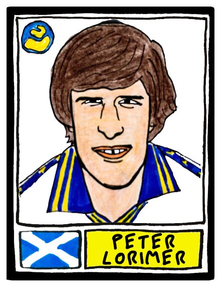 Leeds Utd Volume 1 - No Score Draws Elland Road Edition - A3 print of 36 hand-drawn Panini-style LUFC legends - Cheapskate football art