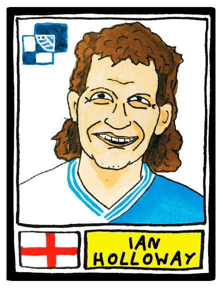Bristol Rovers - No Score Draws Gas Edition - A3 print of 36 hand-drawn Panini-sticker-style BRFC icons - Cheapskate football art