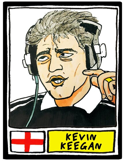 EPL Moments - No Score Draws EPL Moments Edition - A3 print of 36 wonky hand-drawn Panini-style EPL football icons - Cheapskate football art