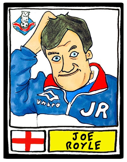 Oldham Athletic - No Score Draws Boundary Park Edition - A3 print of 36 hand-drawn Panini-type OAFC FC football legends - Wonky football art